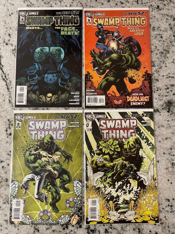 4 Swamp Thing DC New 52 Comic Books # 1 2 3 4 NM 1st Prints Batman 74 J801 