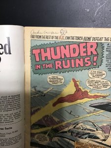 Fantastic Four #118  (1972) Signed Archie Goodwin writer! Crystal, lockjaw VG/FN