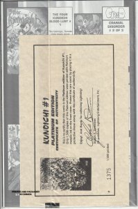 Kunoichi #1 Cover F Platinum Edition Lightning Comics Sealed with COA