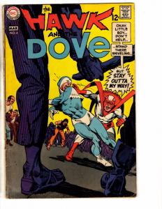 Hawk & Dove # 4 VG Marvel Comic Book Silver Age Series JG1