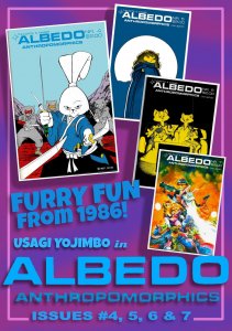 ALBEDO 4, 5, 6, 7 (1985-86) 9.0 VF/NM  Gallaci's FURRIES + USAGI YOJIMBO!