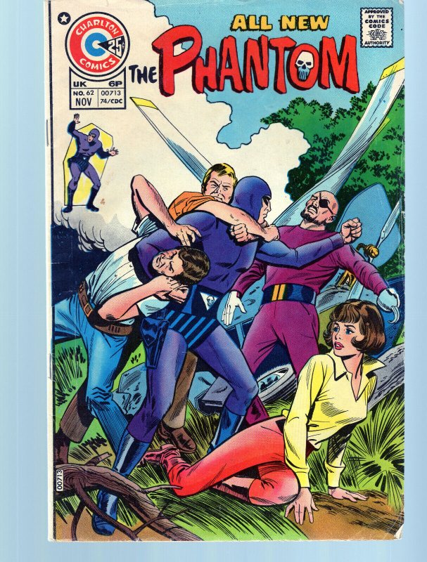The Phantom #62 - Frank Bravo Art. Joe Gill Story. (4.0) 1975
