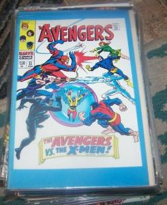 Avengers # 350  1992 marvel star-jammers  flip book # 53 vs x men   vision thor 