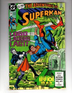 Adventures of Superman #464 (1990) LOBO Appearance! / EBI#3