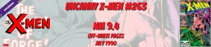 Uncanny X-Men 263 NM 9.4 Marvel 1990
