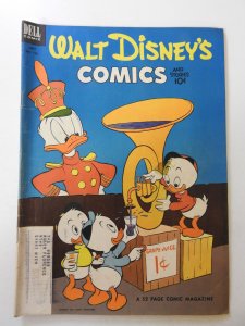 Walt Disney's Comics & Stories #154 (1953) VG+ Condition moisture stain