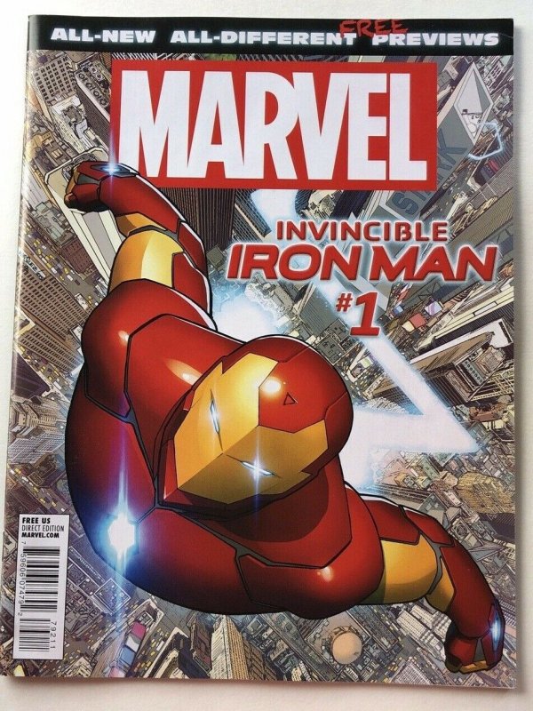 ALL NEW DIFFERENT MARVEL PREVIEWS INVINCIBLE IRON MAN GIVEAWAY PROMO 