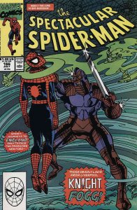 Spectacular Spider-Man, The #166 FN ; Marvel | Hidden Spider Cover