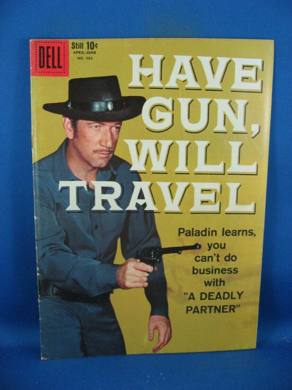 FC 983 F HAVE GUN WILL TRAVEL F RICHARD BOONE PALADIN DELL1959