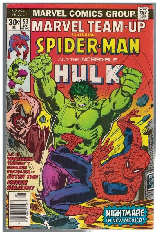 MARVEL TEAM UP 53 VG Jan. 1977