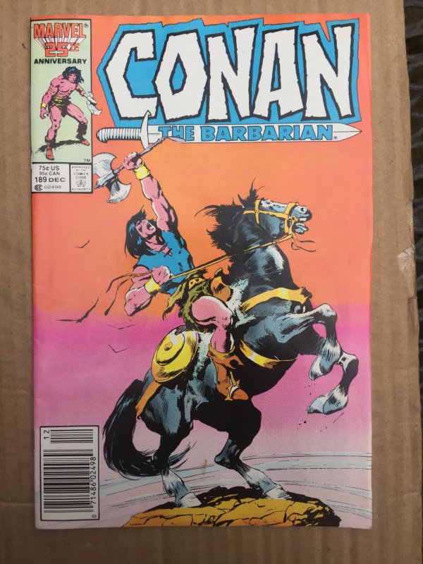 Conan the Barbarian #189 (1986)