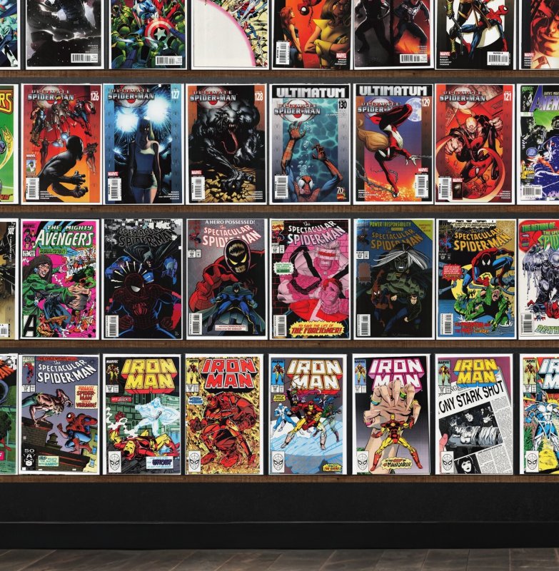 Huge Lot 150+ Comics with Ultimate Spider-Man, The Avengers & More!