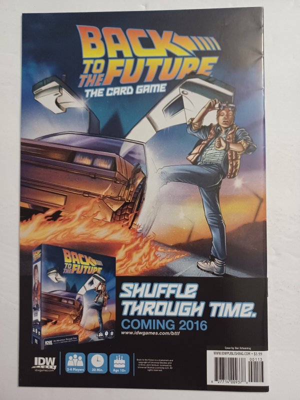 Back to the Future #1 Diamond Sketch Variant - IDW - 2015 - VF