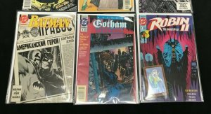 BATMAN RELATED 6PC LOT (VF) HARLEY QUINN!! ROBIN!! 1990-93