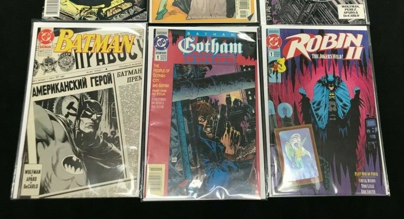 BATMAN RELATED 6PC LOT (VF) HARLEY QUINN!! ROBIN!! 1990-93