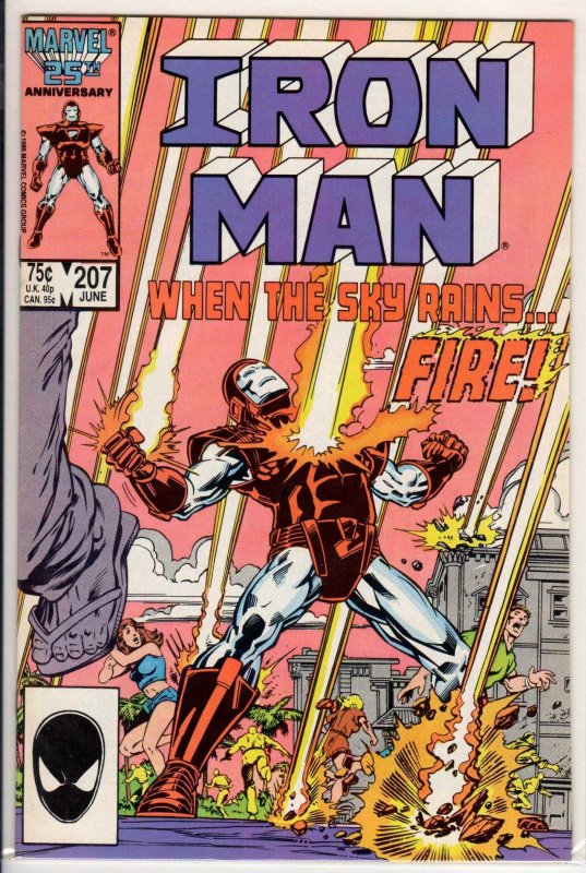 Iron Man #207 Direct Edition (1986) 9.2 NM-