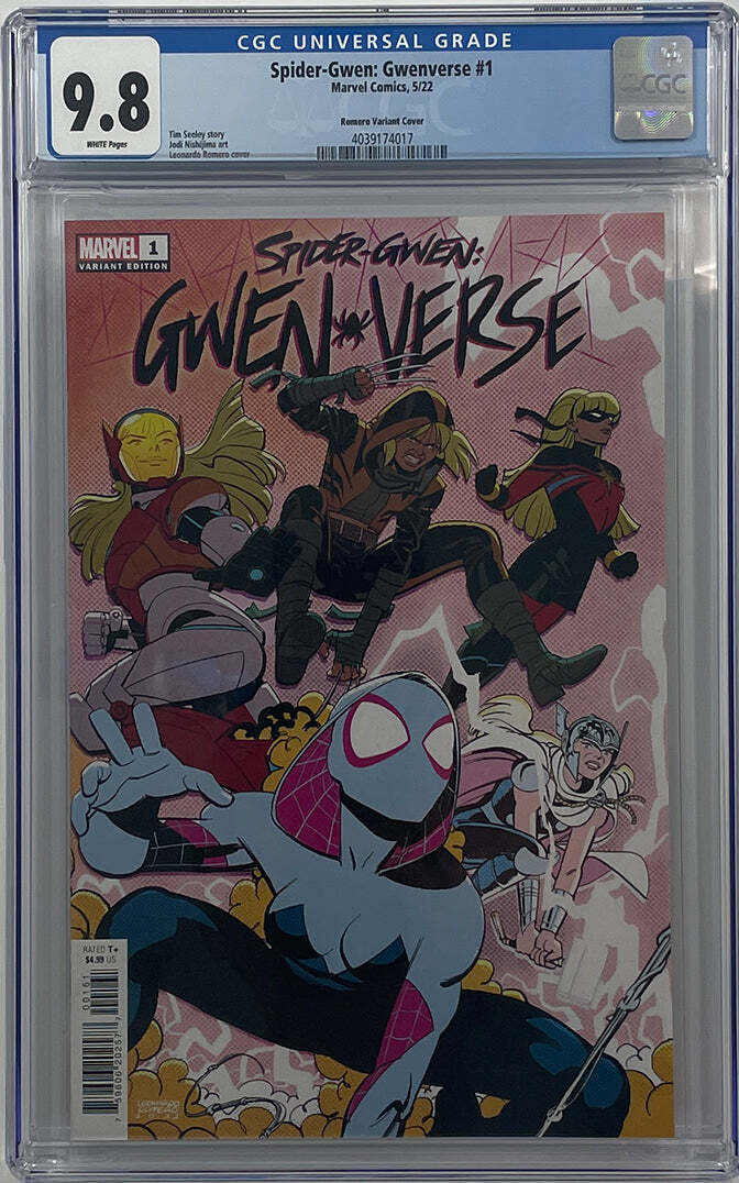 SPIDER-GWEN GWENVERSE #1 (OF 5) | 1:25 Ratio Variant | CGC | Comic Books - Modern Age / HipComic SPIDER-GWEN GWENVERSE #1 (OF 5) | 1:25 Ratio Variant | CGC | Comic Books - Modern Age / HipComic