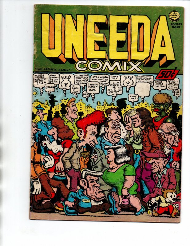 Uneeda Comix - R Crumb - Underground - Print Mint - 1970 - VG