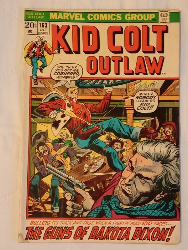 Kid Colt Outlaw #163 (1972) EA2