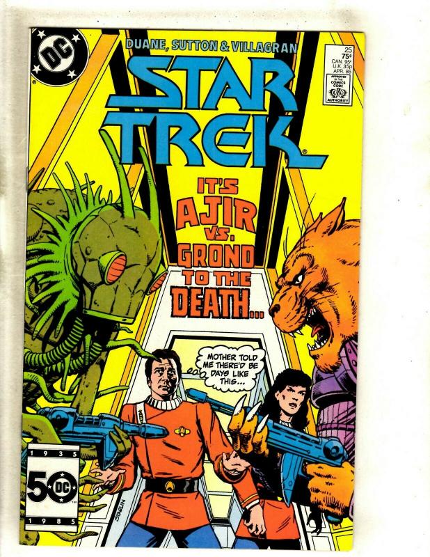 Star Trek # 25 VF/NM DC Comic Book SIGNED Diane Duane Space Opera Kirk J372