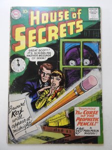 House of Secrets #23 (1959) Curse of the Prophetic Pencil! Solid GVG Condition