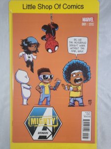 Mighty Avengers #1 Skottie Young Variant  Monica Rambeau Spectrum MCU 2014