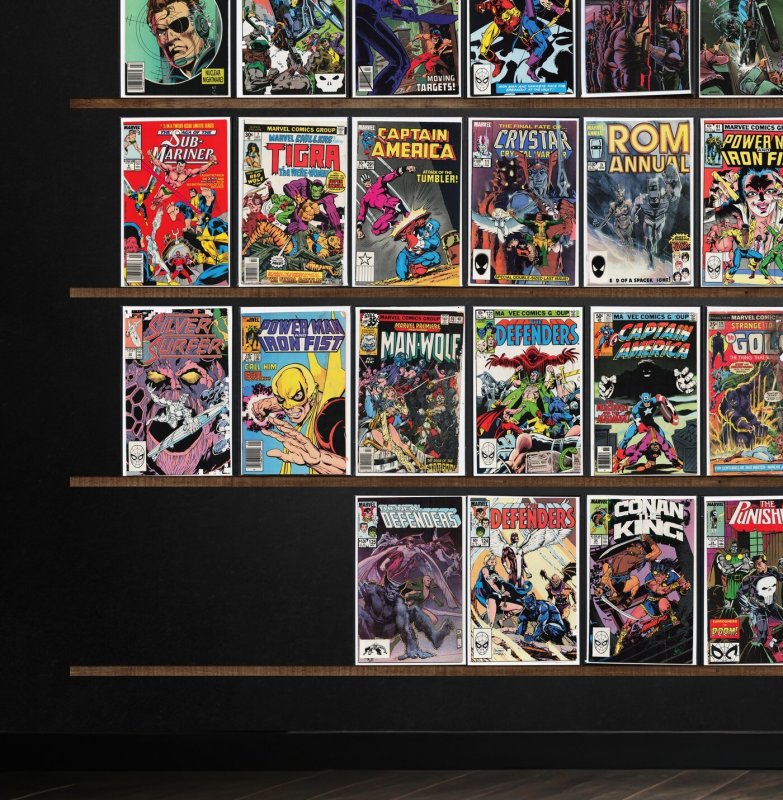 Huge Lot 150+ Comics with The Defenders, Alpha Flight, Rom & More!