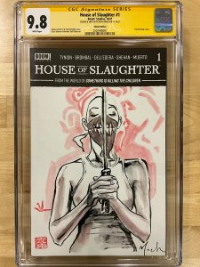 House of Slaughter #1 CGCSS 9.8 Signed & Sketched by David Mack