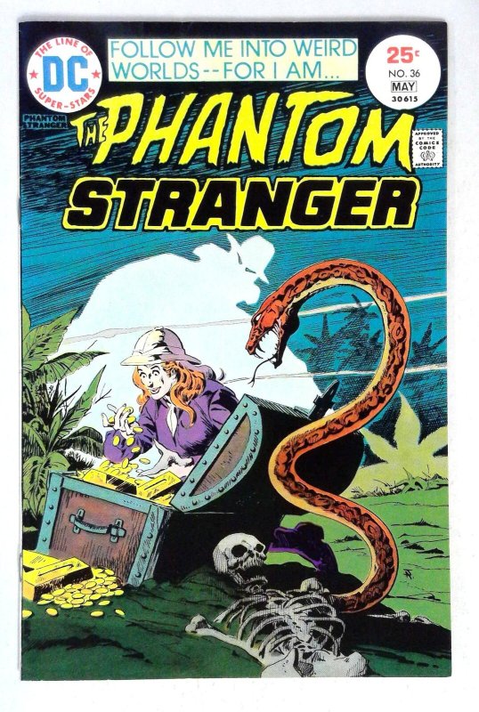 Phantom Stranger #36 mysterious figure snake DC (1975) VF