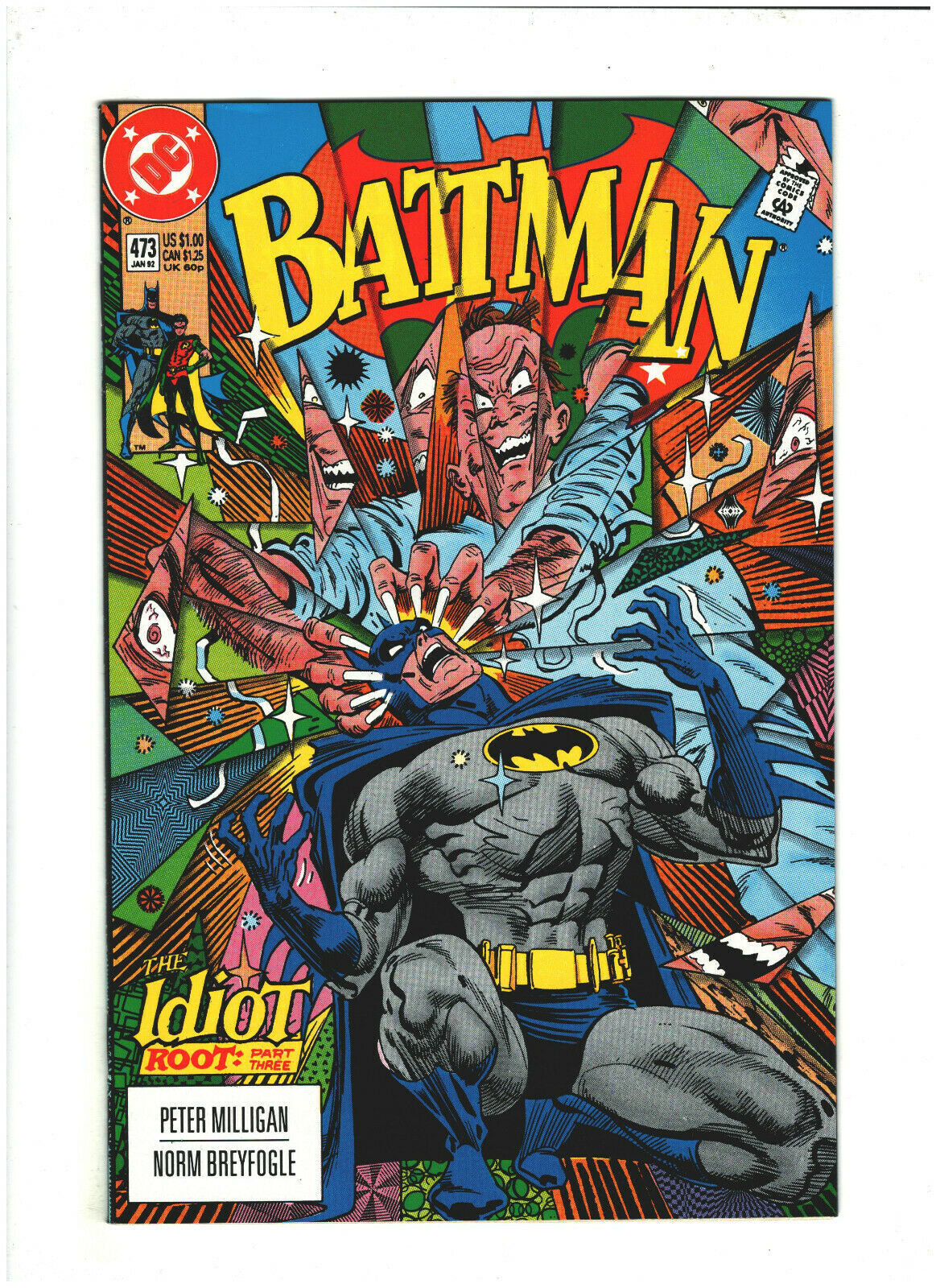 BATMAN #473 NEAR MINT 1992 DC COMICS 