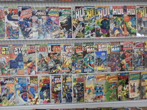 Huge Lot 160+ Low Grade Comics W/ Hulk, Daredevil, Spider-Man, +More! See desc