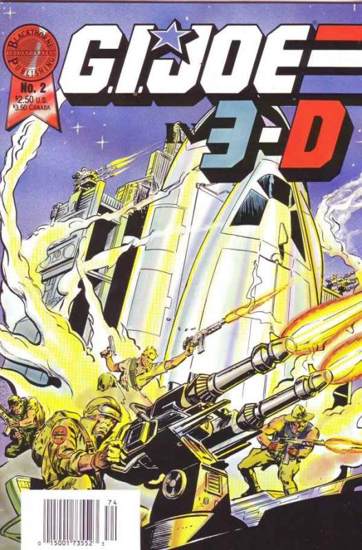 G.I. Joe in 3-D # 2 Strict VF Rare 3-D small-press Content includes 3-d glasses