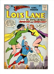 Superman's Girl Friend Lois Lane #21  F  1960  Super Lana vs. Super Lois!