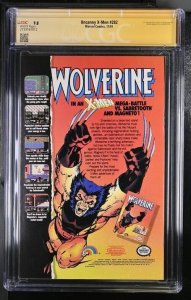 Uncanny X-Men (1991) # 282 (CGC 9.8 SS)  1st App Bishop * signed Whilce Portacio