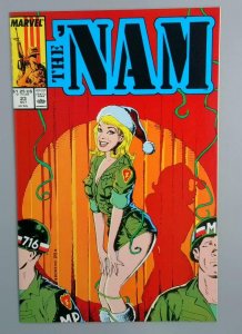 The 'Nam #23, NM Sexy Christmas Cover Marvel Comics, Oct 1988 JR1