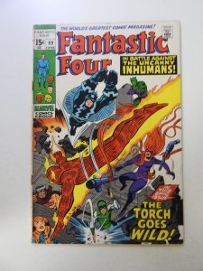 Fantastic Four #99 (1970) VG condition rusty staples, subscription crease