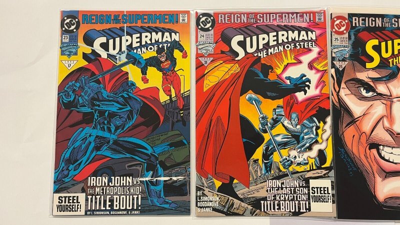 4 Superman The Man of Steel DC Comics Books # 23 24 25 26 26 MS7