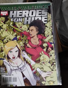 HEROES FOR HIRE # 12 2007 MARVEL DISNEY  IRON FIST  MISTY KNIGHT WORLD WAR HULK