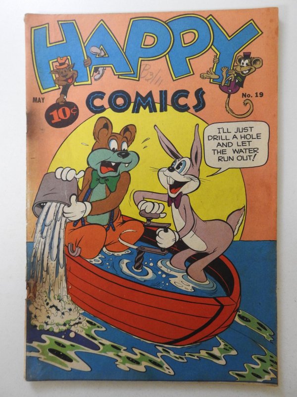 Happy Comics #19  (1947) W/Scamper! Good Condition!!