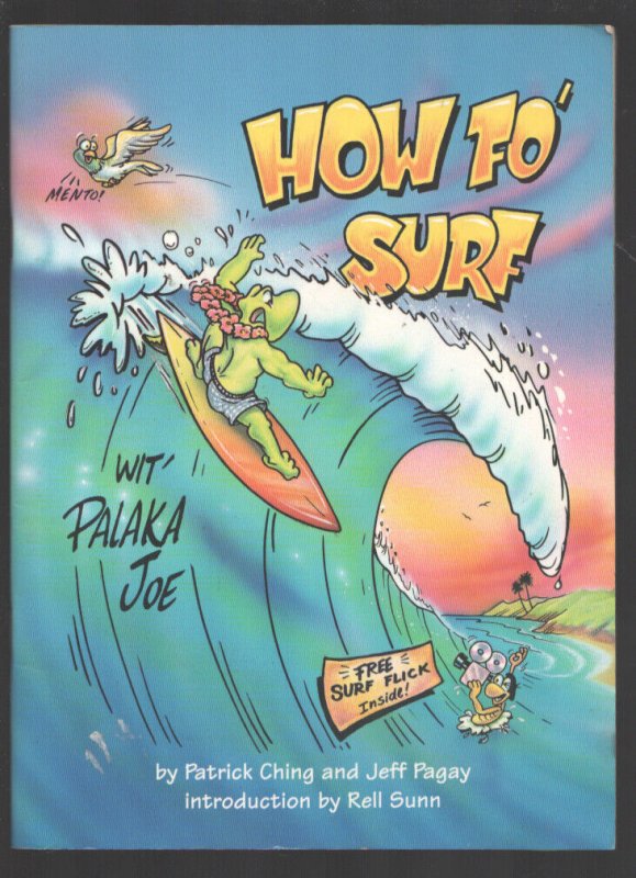 How Fo' Surf #1 1995-Patrick Ching comic book style art-Autographed by Patric...