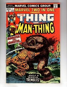Marvel Two-in-One #1 (1974) Man-Thing vs The Thing! / 108-BN#2