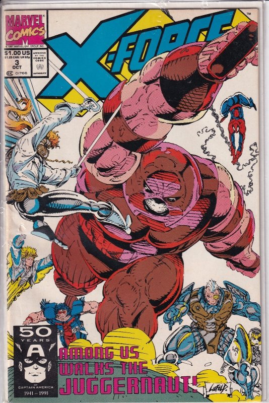 X-Force #1-#5 Set F/VF 1991 Marvel Comics 5 Book Lot