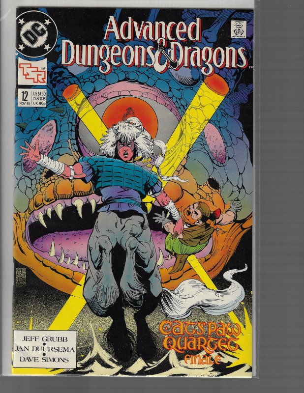 Advanced Dungeons and Dragons #1-19 (DC, 1988-1989) NM Average