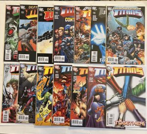 TITANS #1-14 Dc Comics 2008 Save Combine Ship Cyborg Raven Trigon Returns