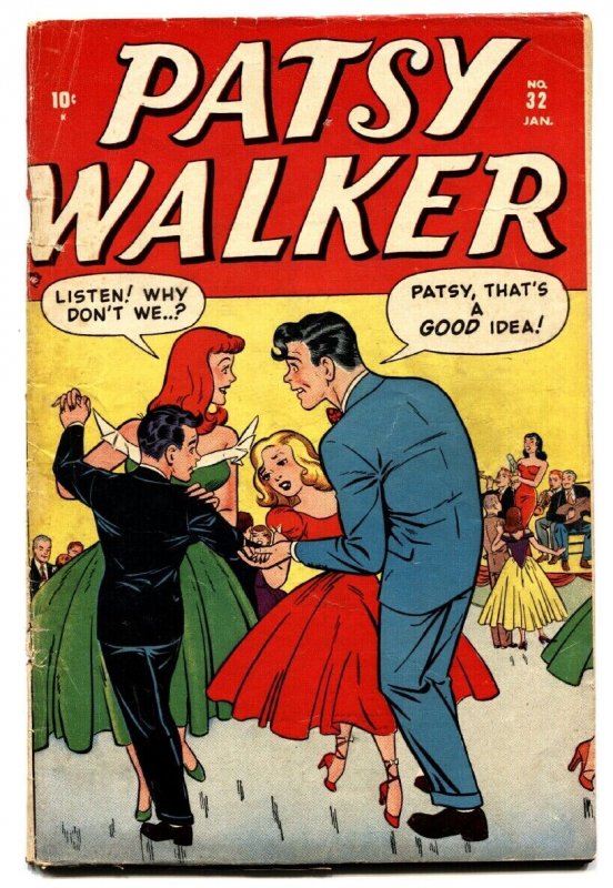 Patsy Walker #32 1950-Atlas-teen humor-spicy good girl art poses