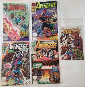 Avengers Comic Lot of 5 (263, 317, 318, 322, 2006 Halloween Ashcan)VF to NM