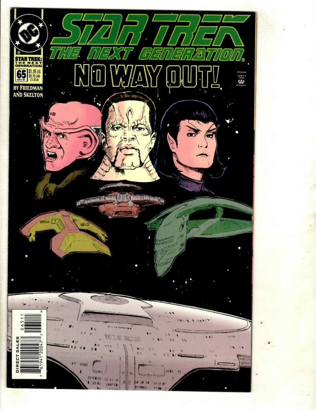 12 Star Trek Next Generation DC Comics #54 55 56 57 58 59 60 61 62 63 64 65 J405