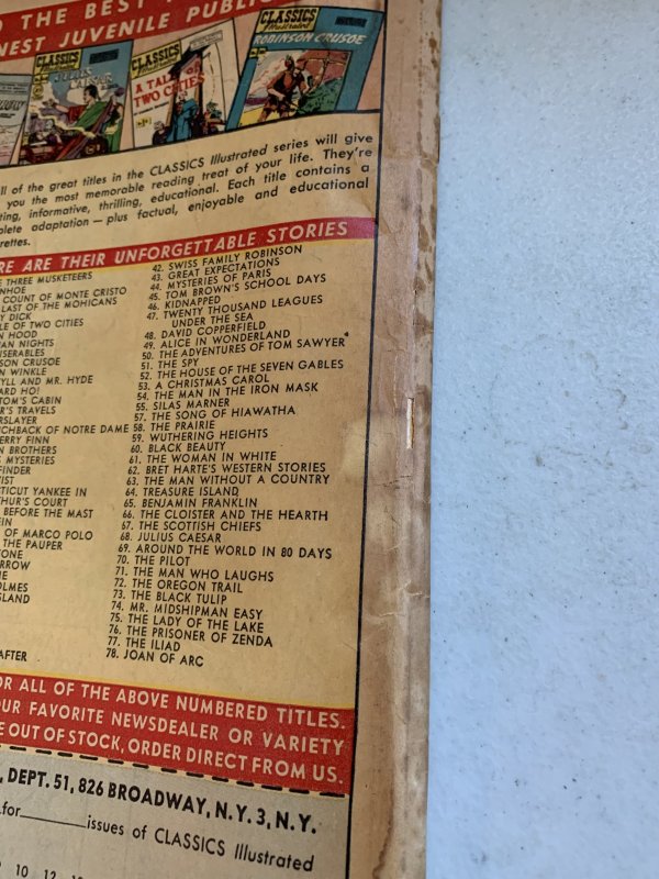 Classics Illustrated #44 (1947)