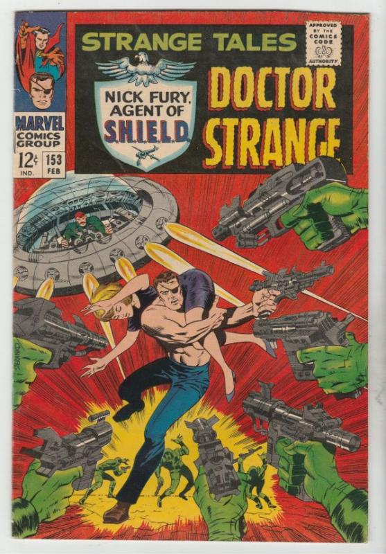 Strange Tales #153 (Feb-67) VF/NM High-Grade Nick Fury, Dr. Strange
