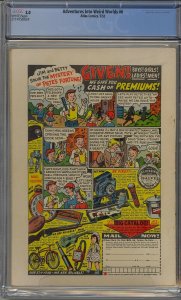 ADVENTURES INTO WEIRD WORLDS #6 CGC 3.0 PRE HERO ATLAS HORROR WHITE PAGES 